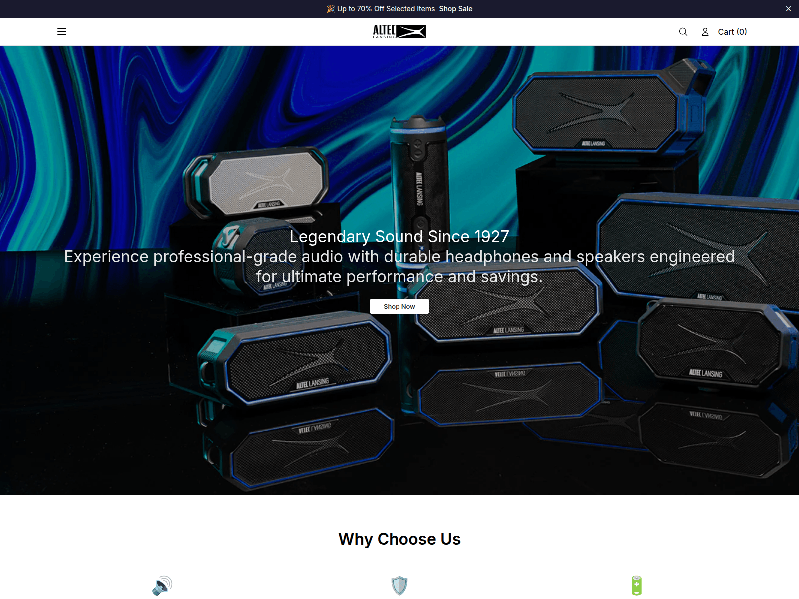 Captura de pantalla de altsonic.shop