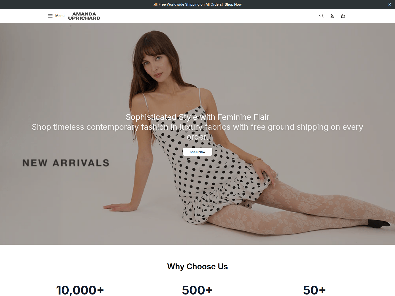 Captura de pantalla de amandauprichardhub.shop