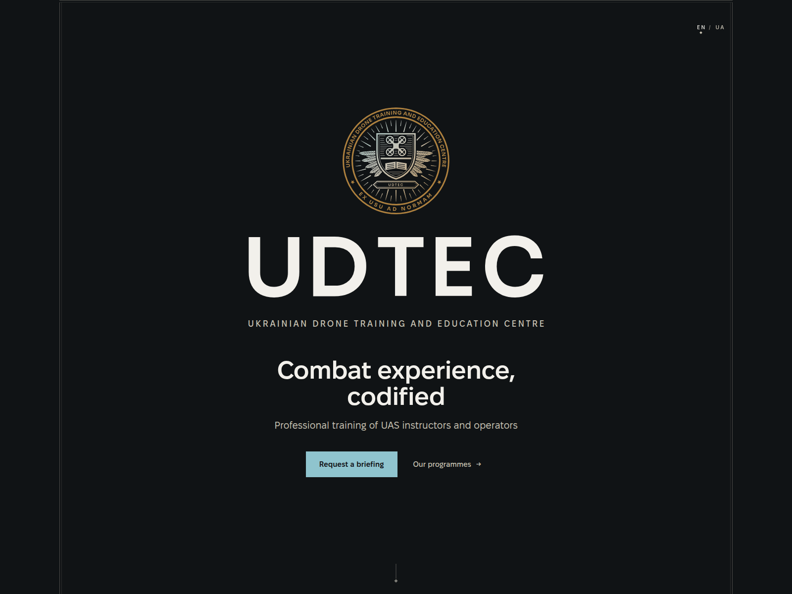 Captura de tela de udtec.org