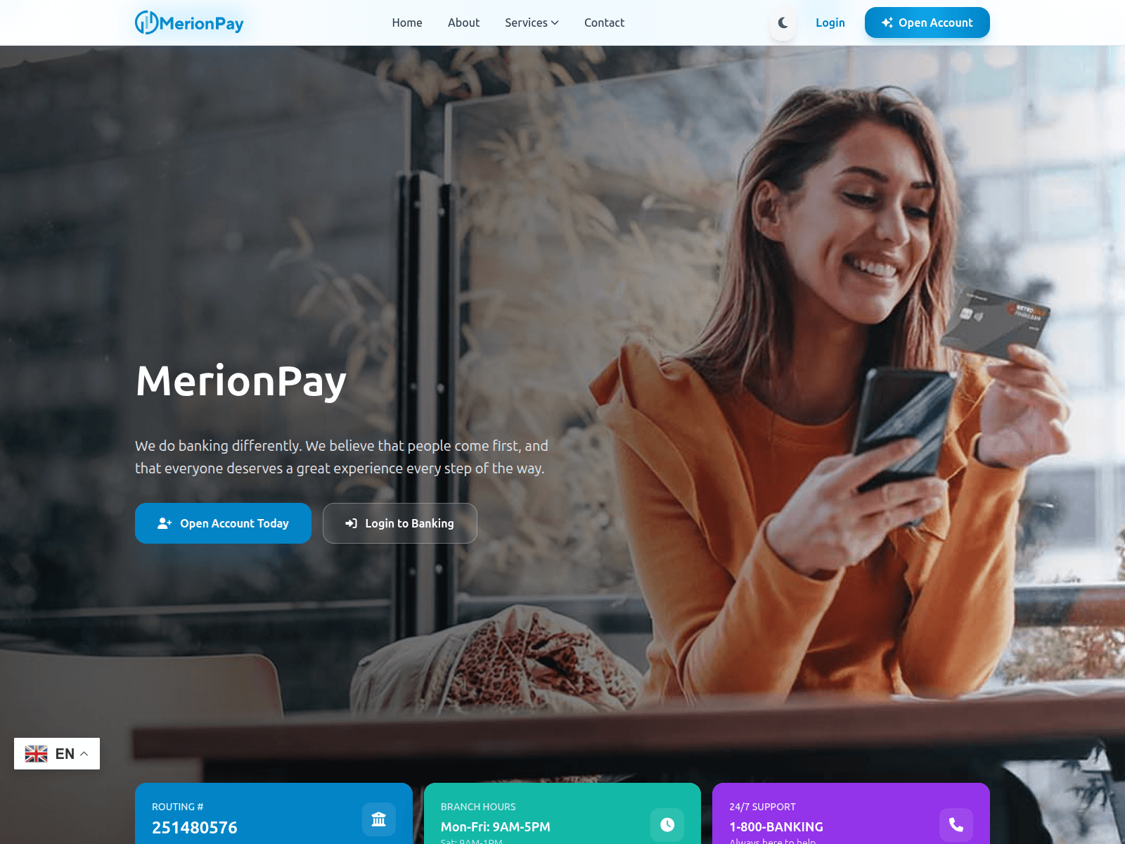 Screenshot of merionpay.com.intere-wallet.org