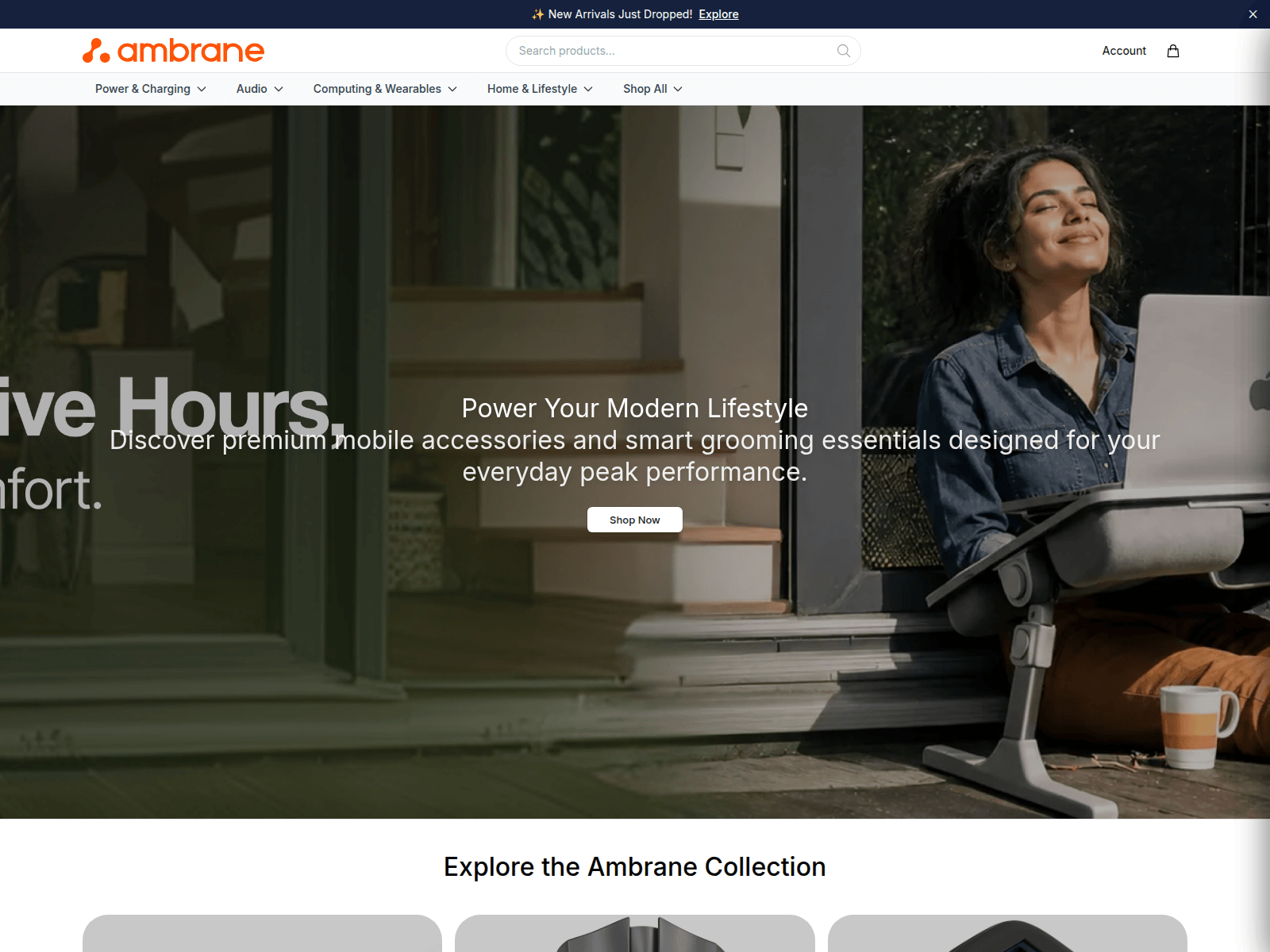 Captura de pantalla de ambranetech.shop