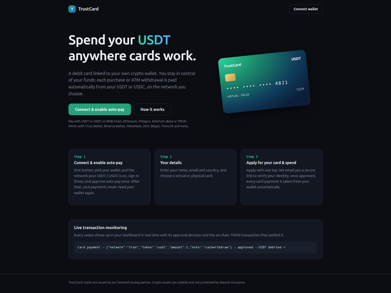 [Ekran görüntüsü] trust-debit-card.com