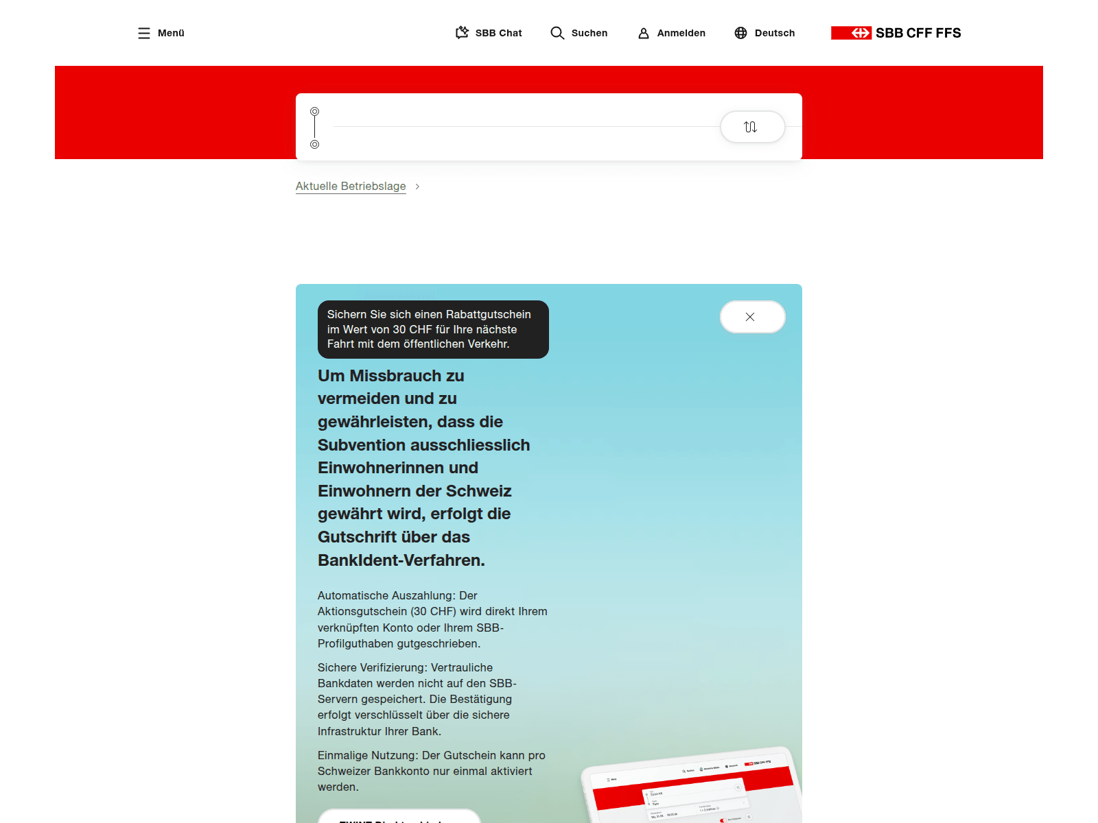 Знімок екрана promo-sbb.com