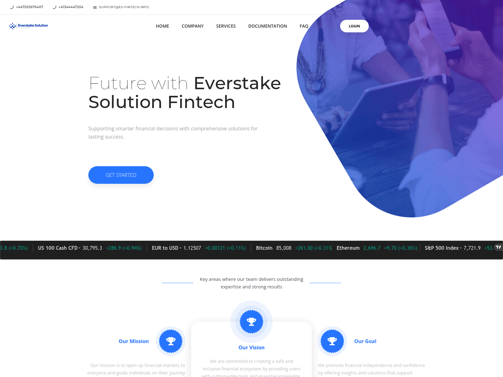 Знімок екрана es-fintech.com