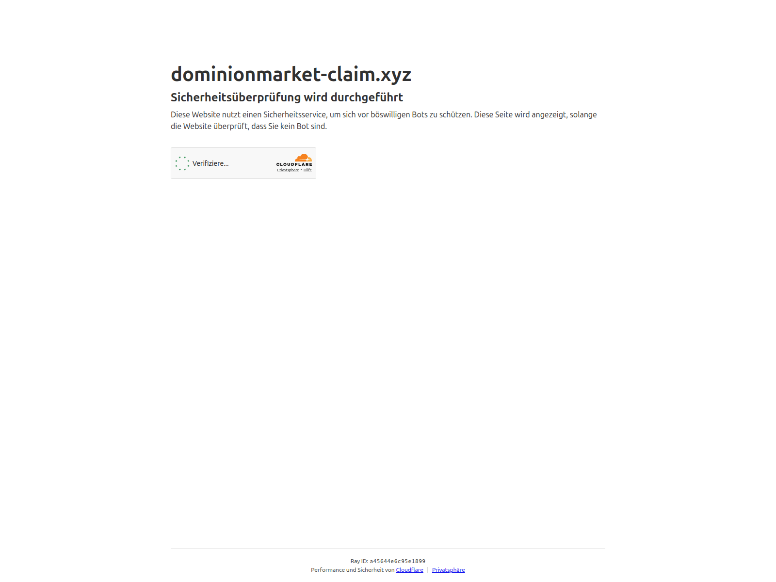 的截图 dominionmarket-claim.xyz