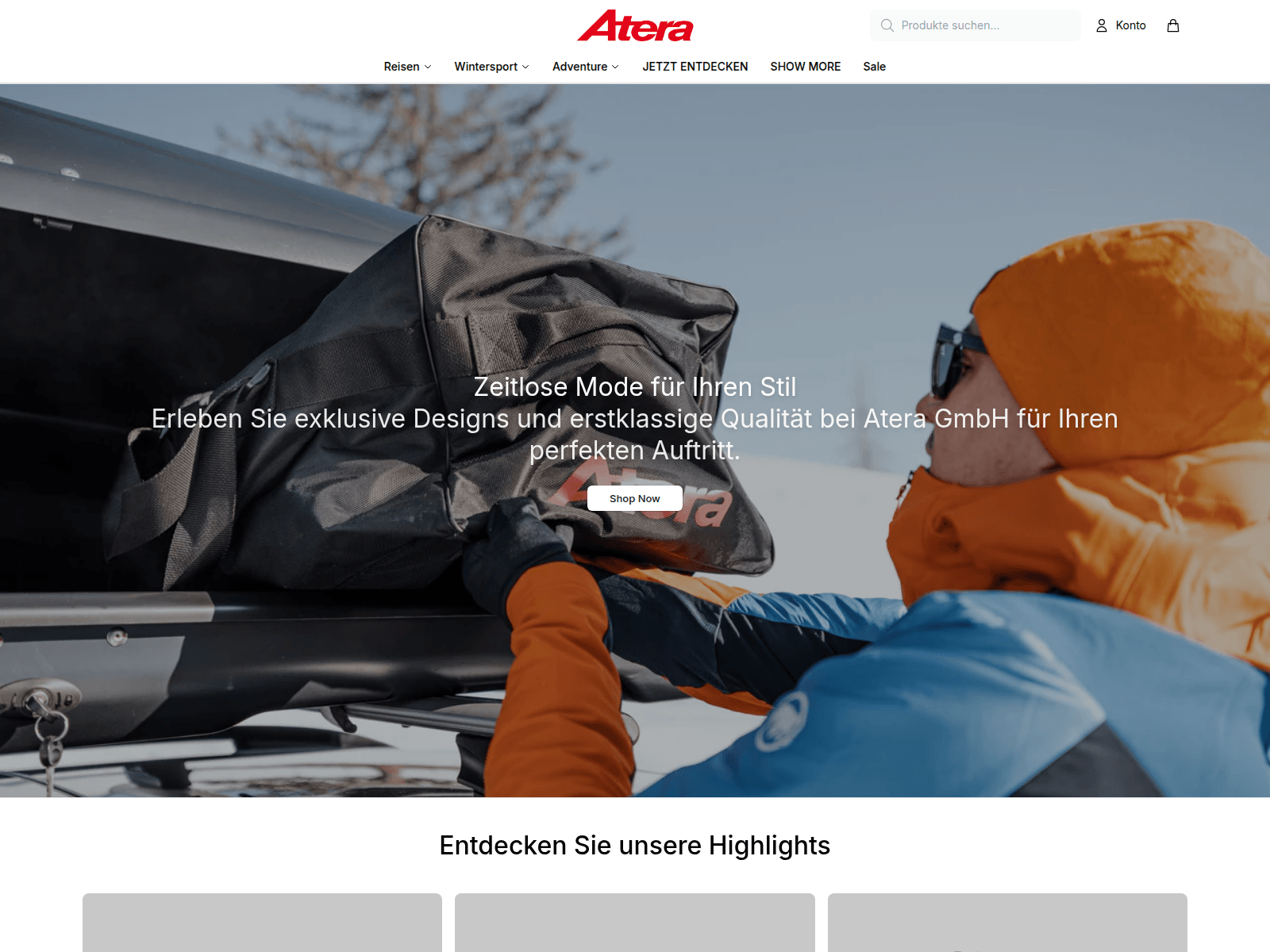 Captura de pantalla de ateraoutdoorshoponline.shop