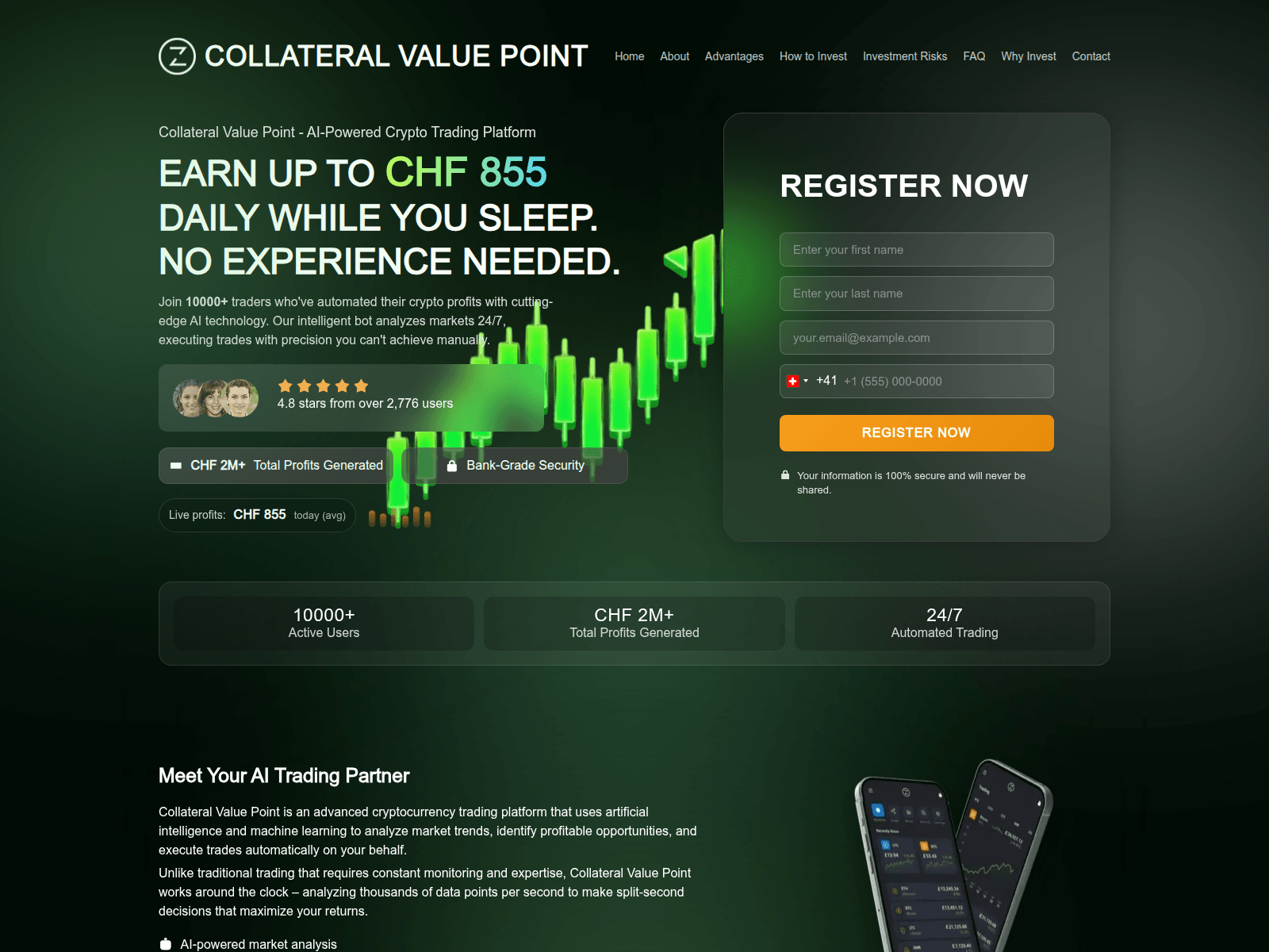Screenshot di collateralvaluepoint.com