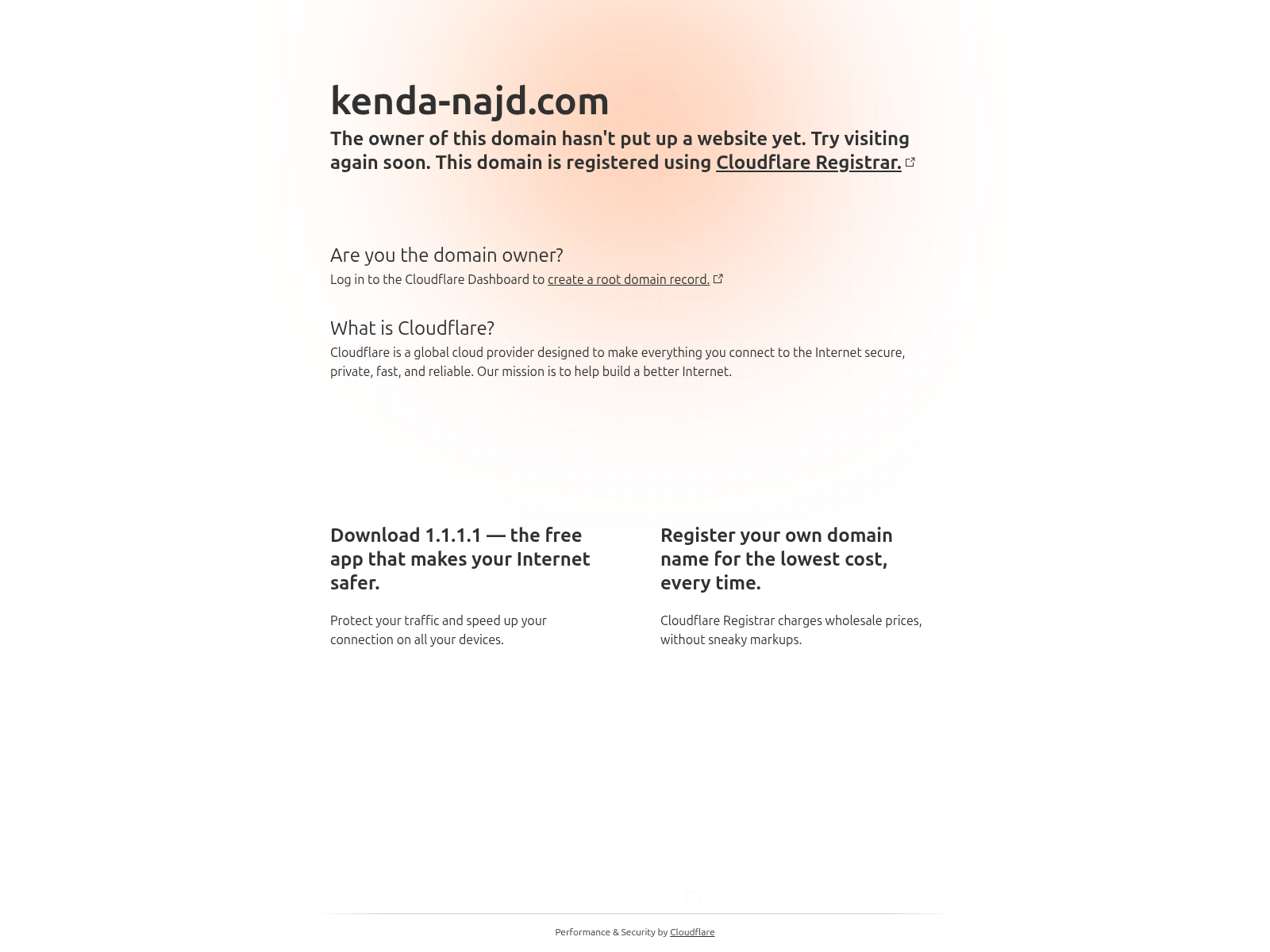 Captura de tela de kenda-najd.com