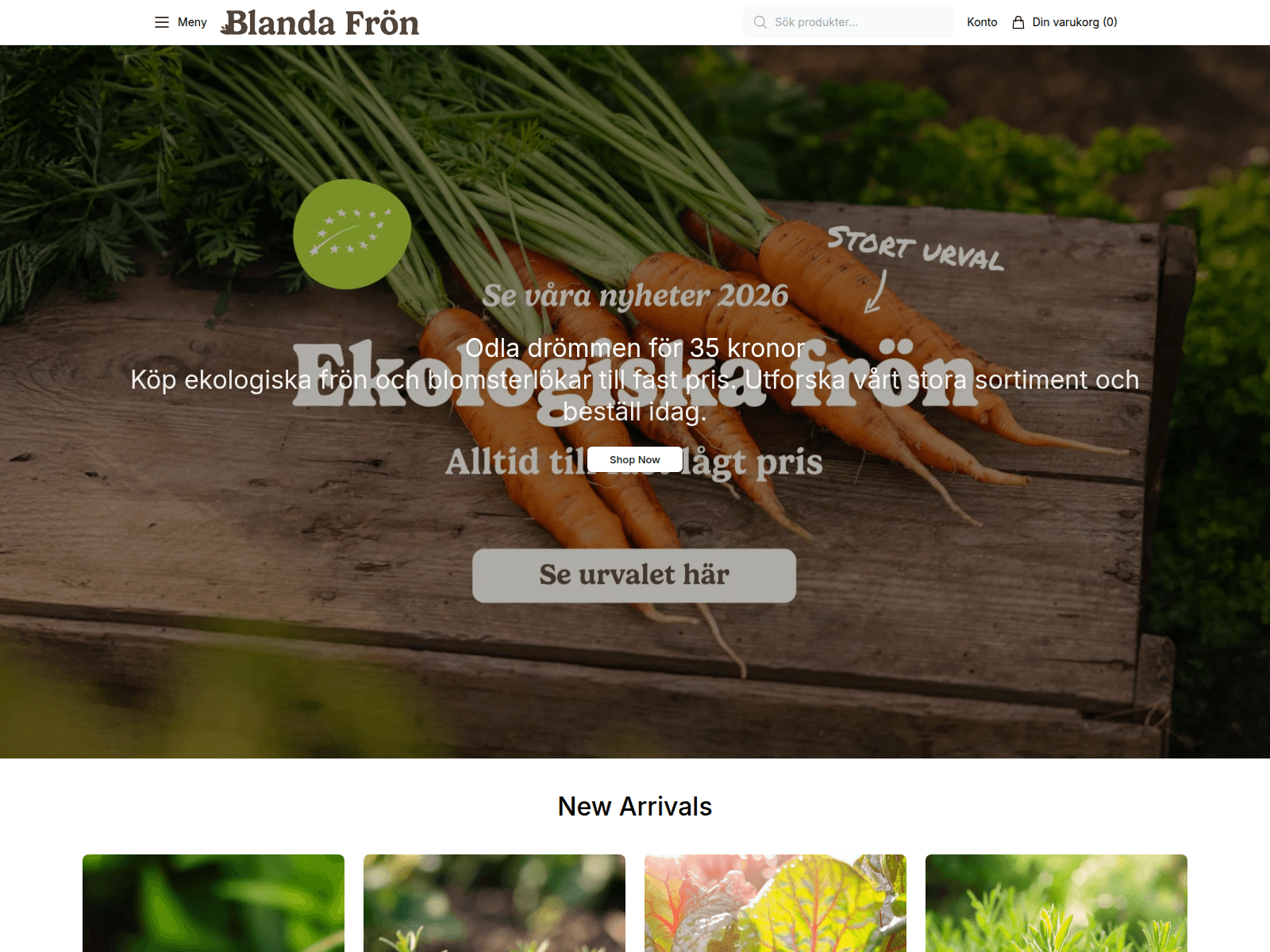 Screenshot of blandafronlife.shop