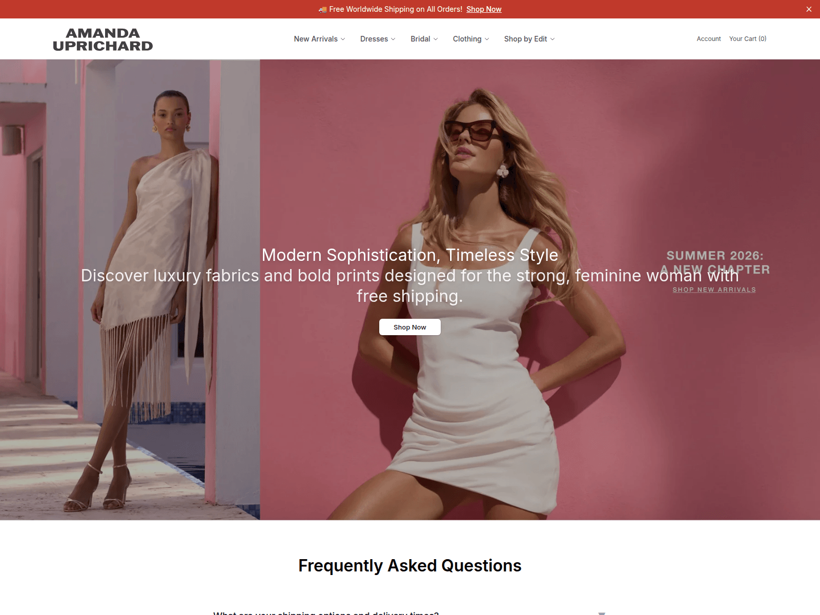 Captura de pantalla de amandauprichardcollection.shop