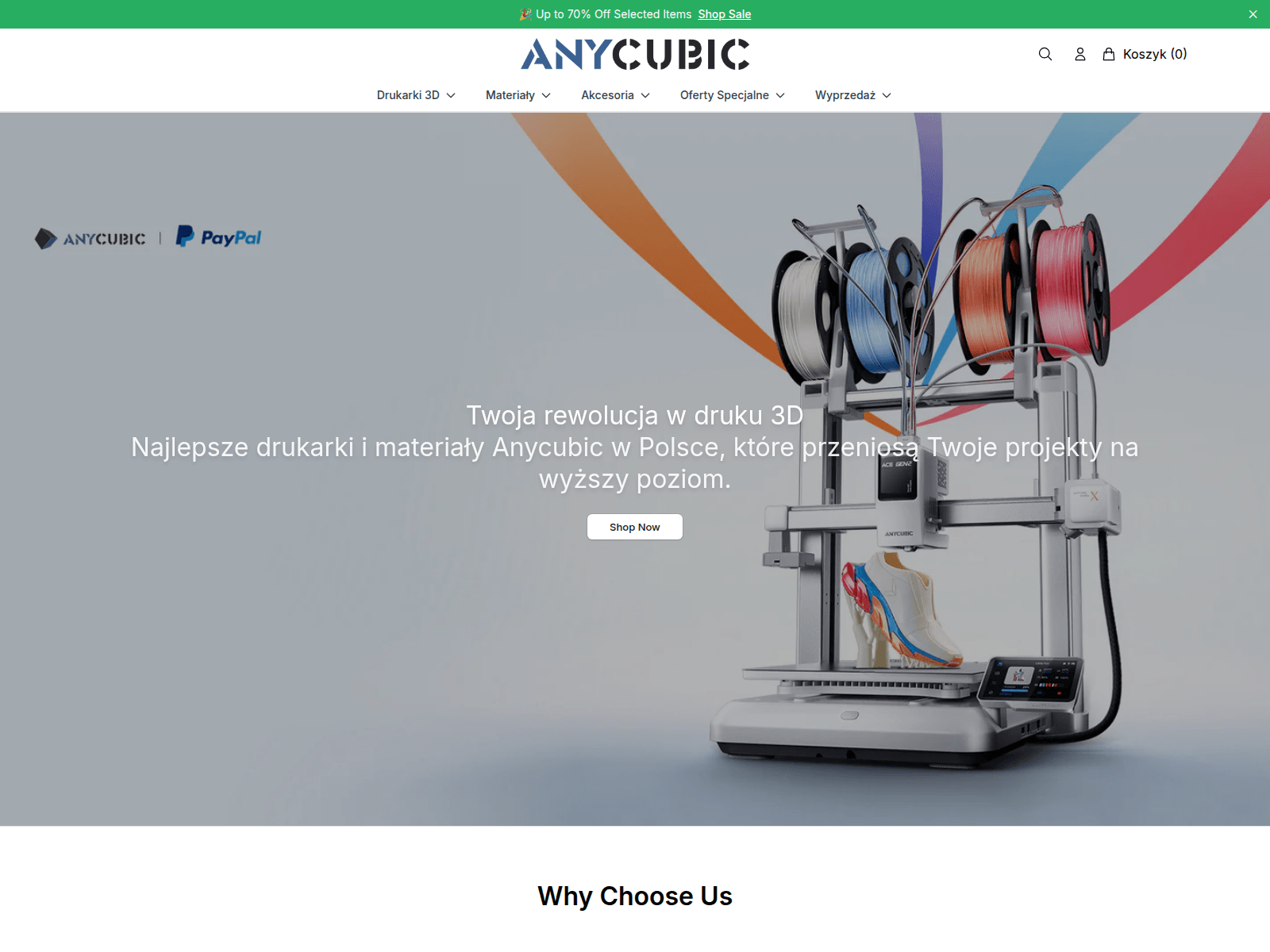 Captura de pantalla de anycubicauthentic.shop