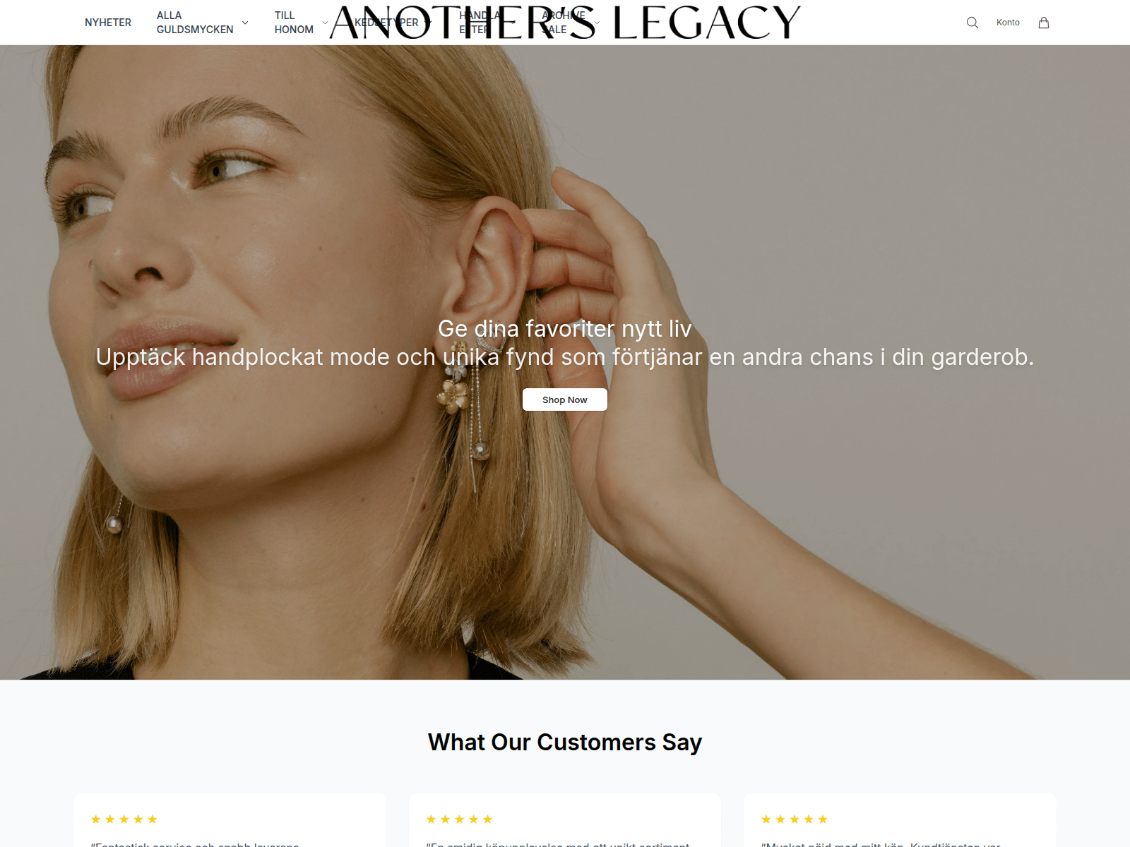 Captura de pantalla de anotherslegacyjewelry.shop