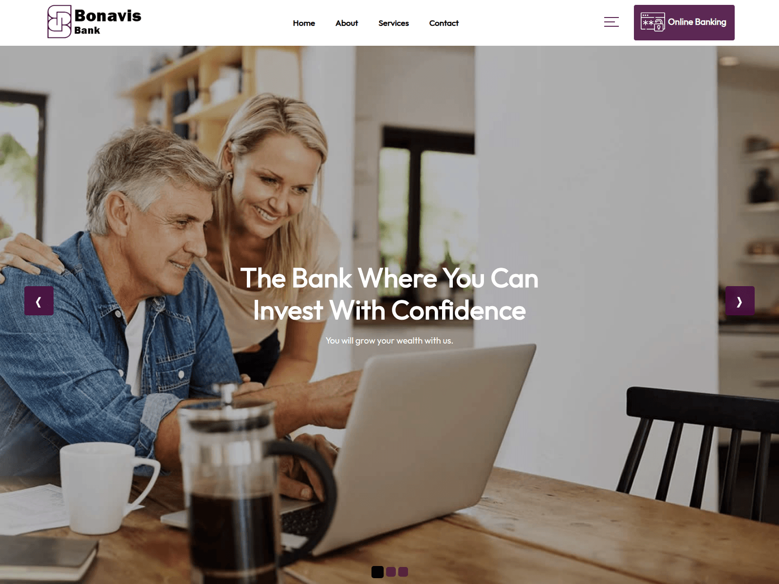 Screenshot von bonavisbank.com