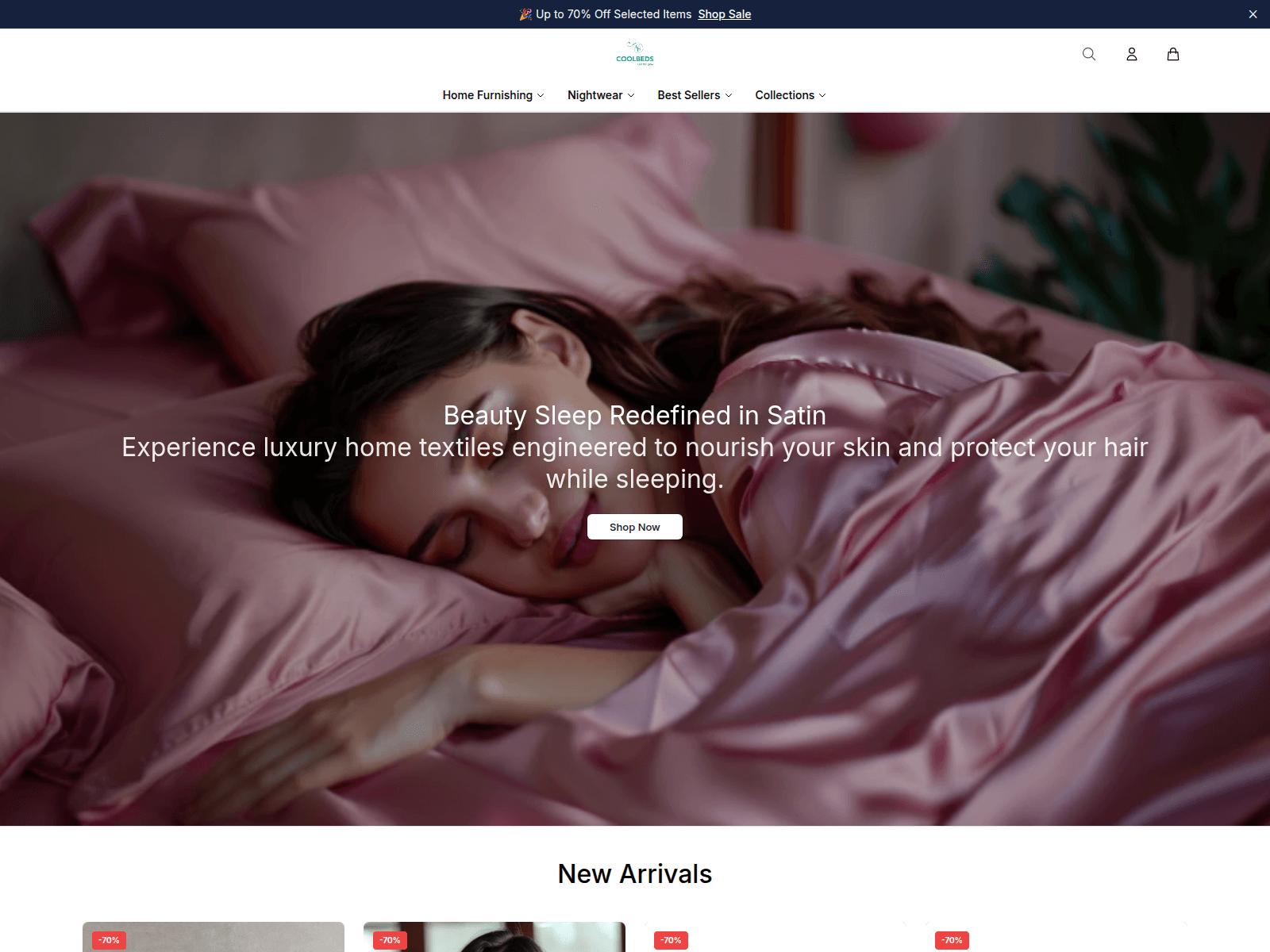Captura de pantalla de arcticnap.shop