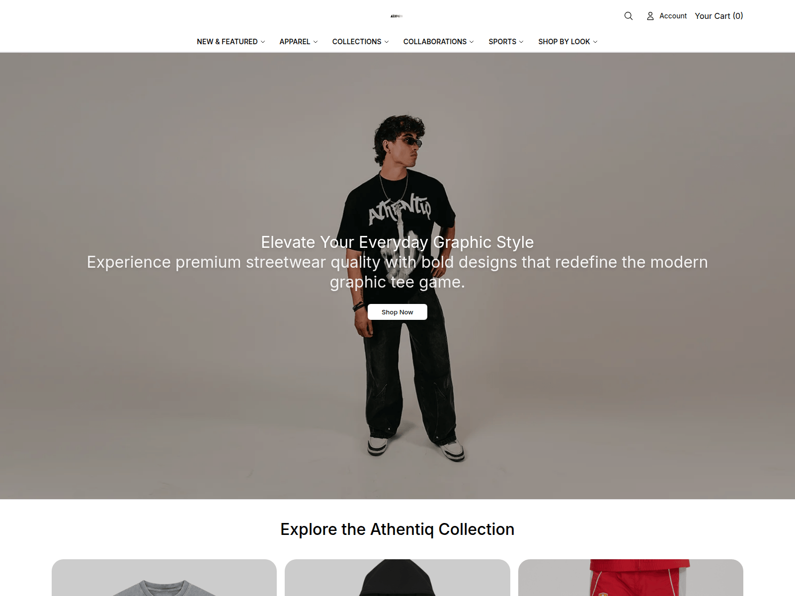 Captura de pantalla de athenis.shop