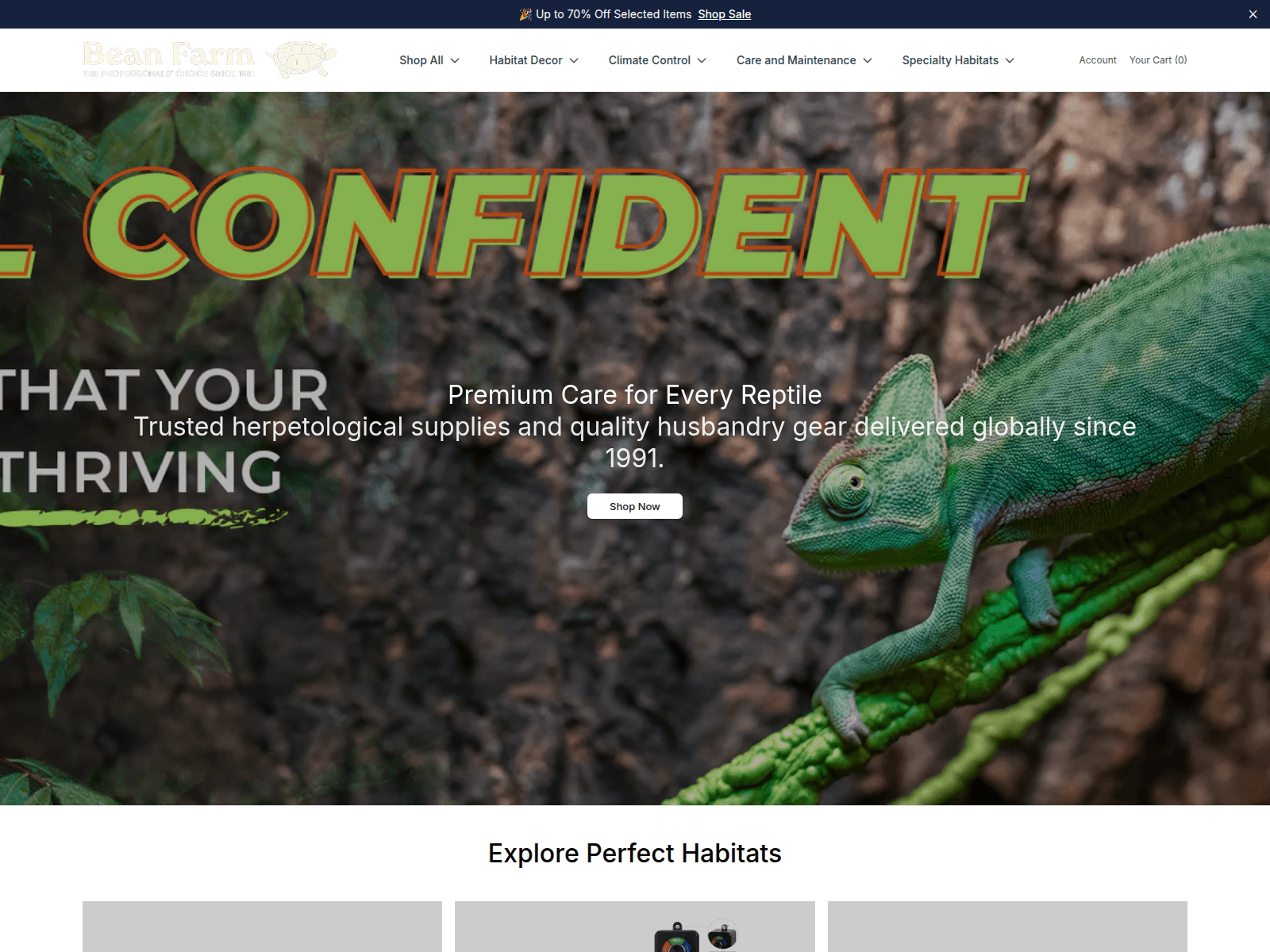 Captura de pantalla de beanfarmwarehouse.shop