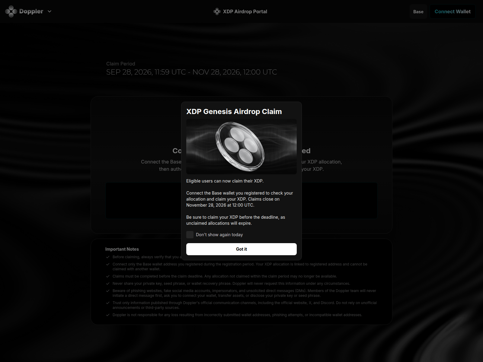 [Ekran görüntüsü] tge-dopplerfinance.cyou