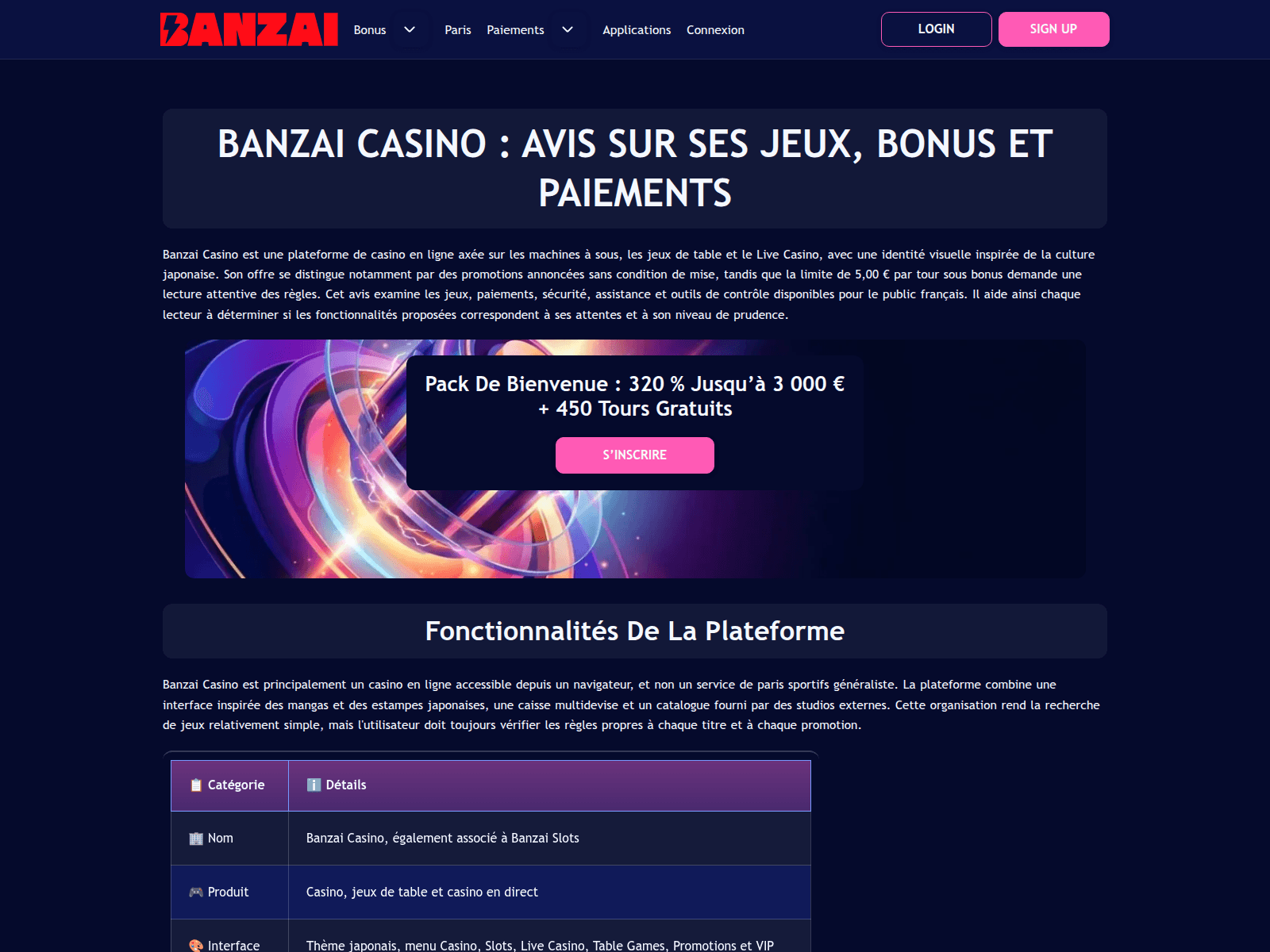 Screenshot of banzaibet-fr.com