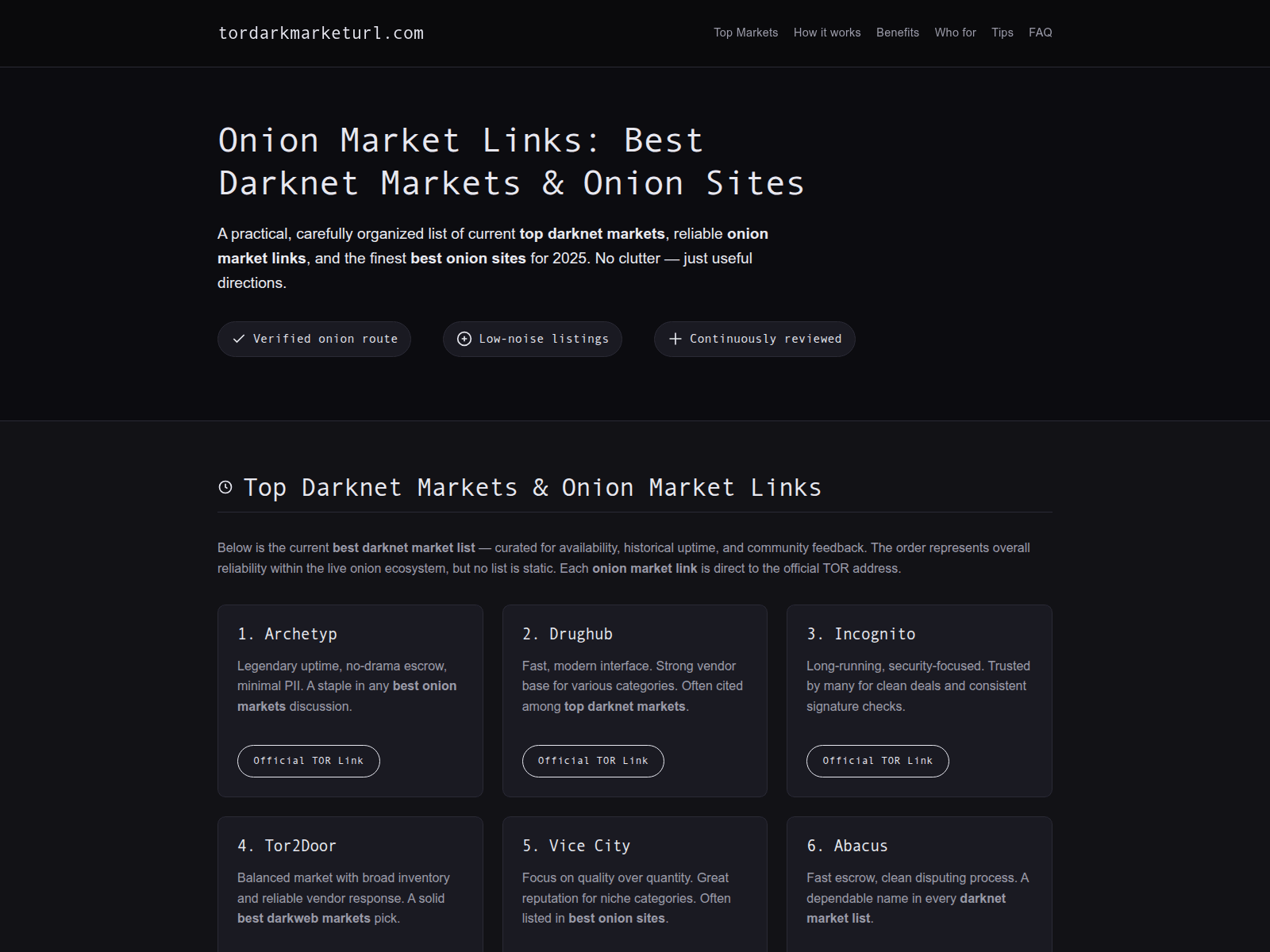 的截图 tordarkmarketurl.com