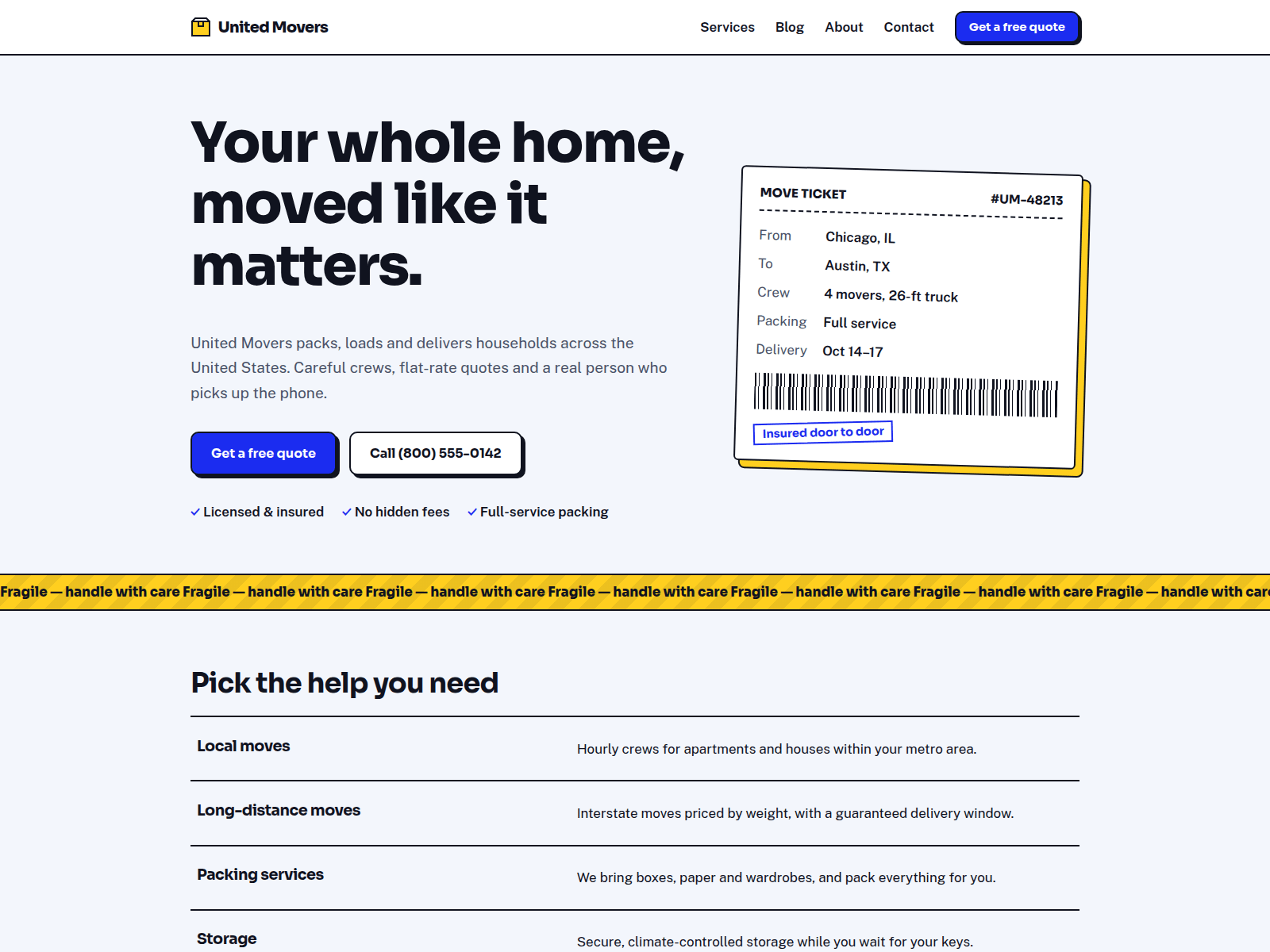 的截图 unitedmovers.online