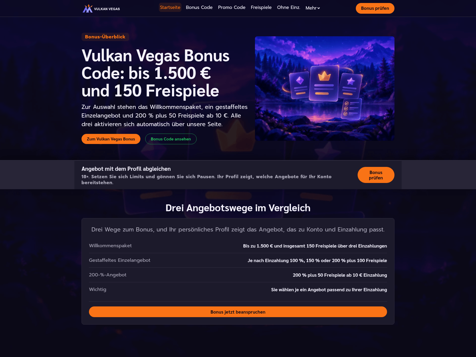 的截图 vulcanvegasbonus.com