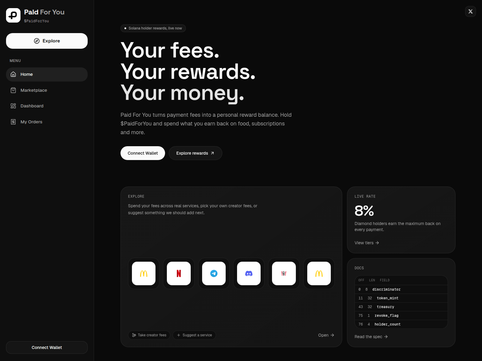 Screenshot of paidforyou.app