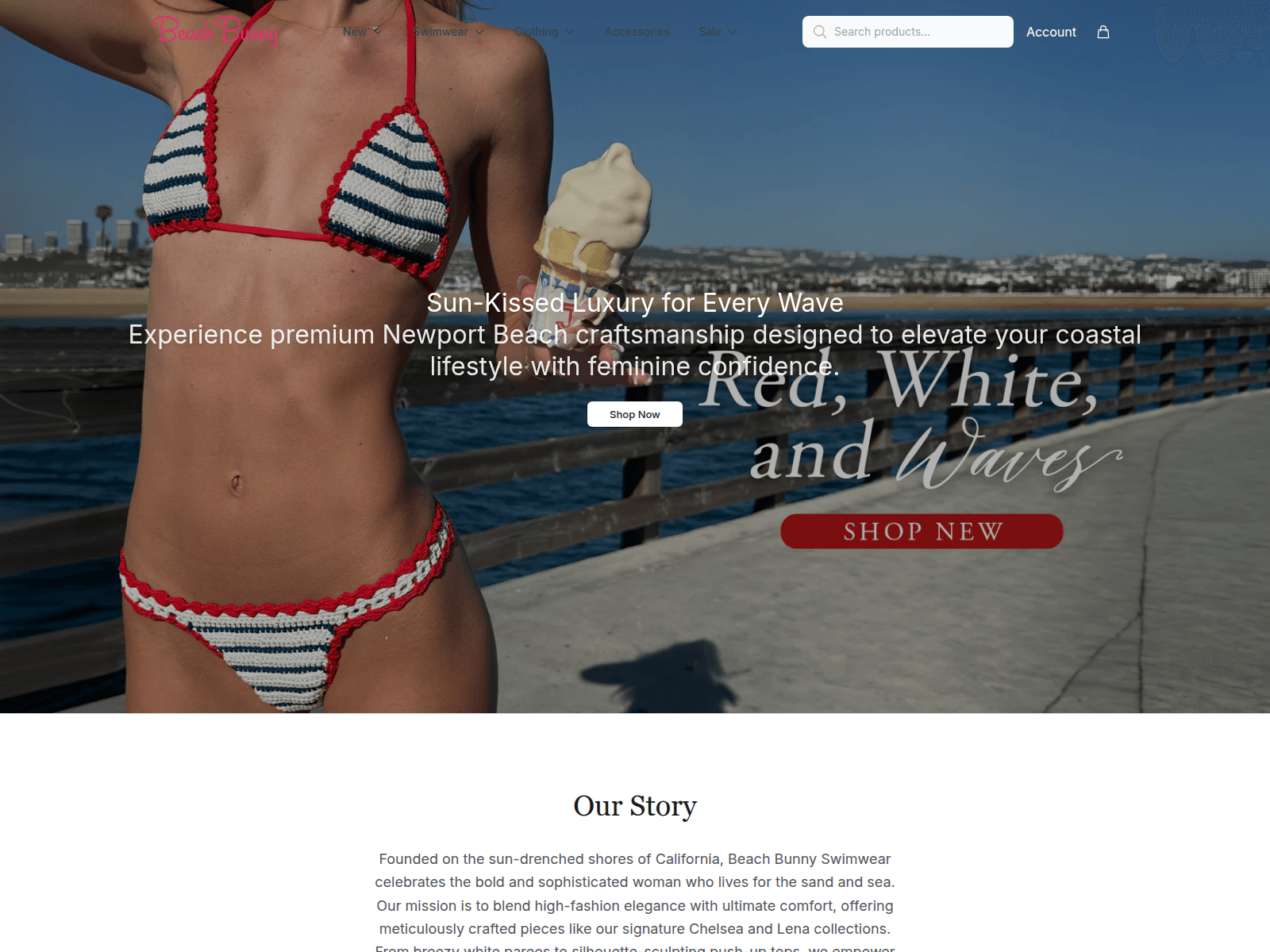 Captura de pantalla de beachbunnyswimwear.shop