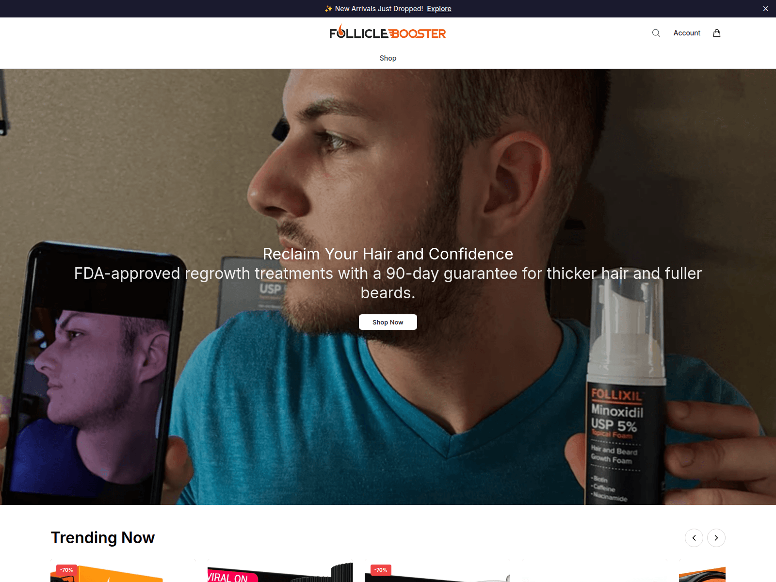 Captura de pantalla de beautyboosted.shop
