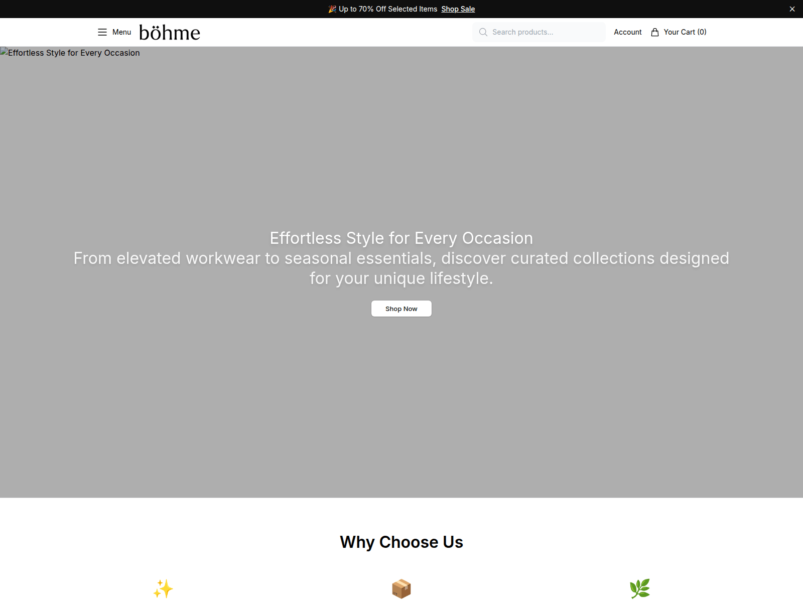 Screenshot of bhmvibe.shop