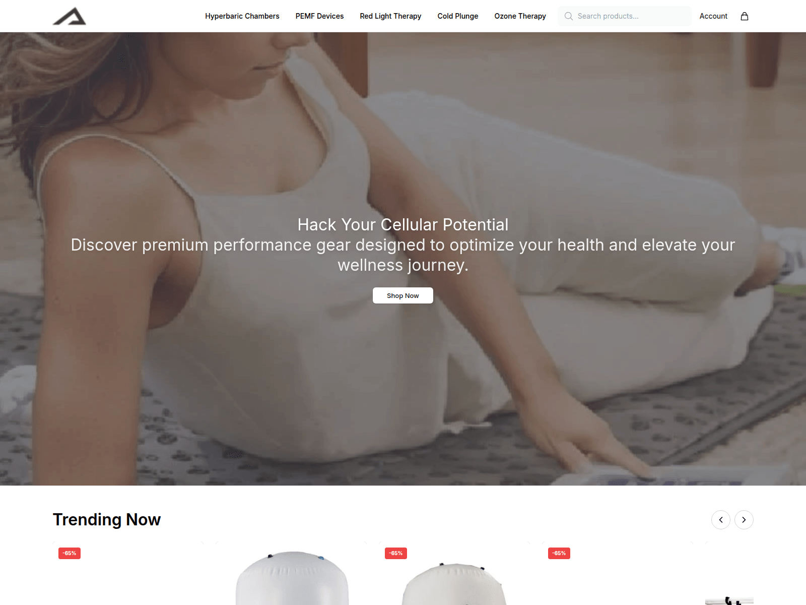 Screenshot of bhvital.shop