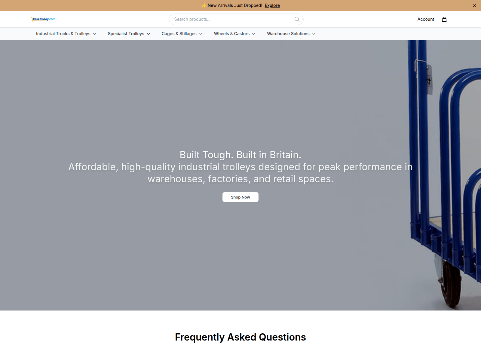 Screenshot of bluetrolgo.shop