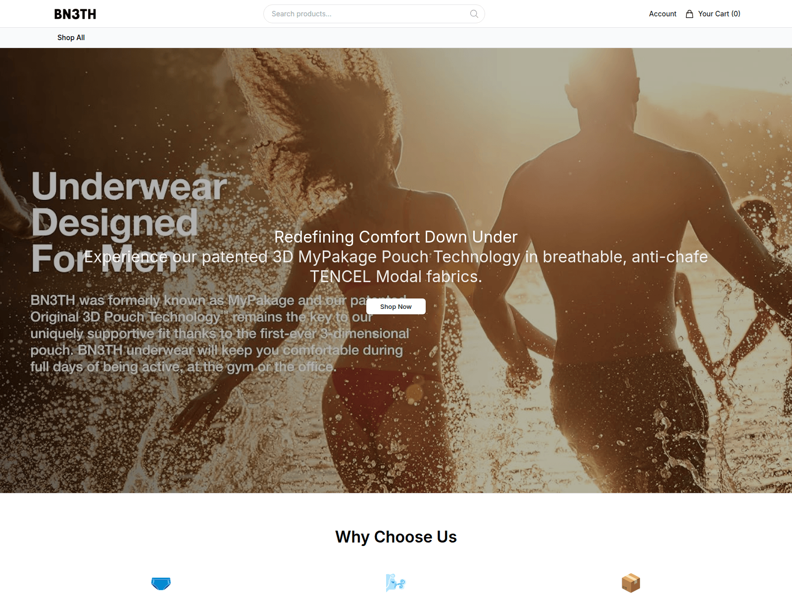 Screenshot of bn3thdirect.shop
