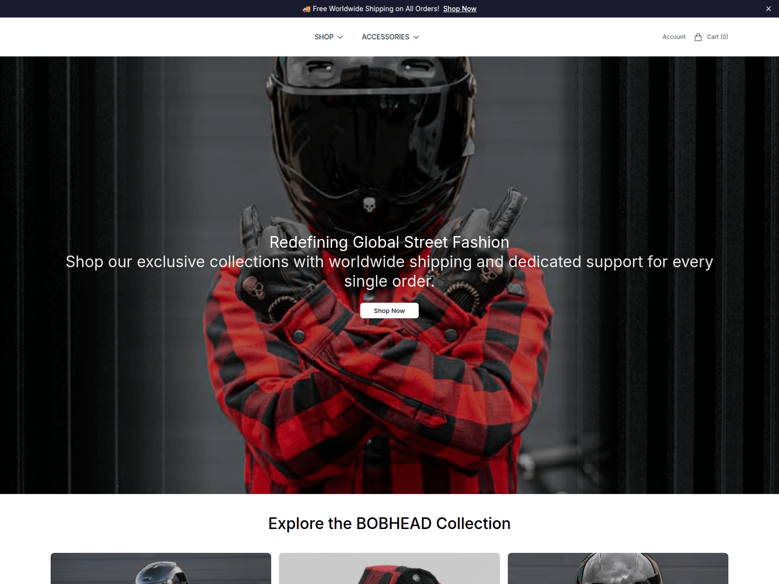 Screenshot of bobheadstudio.shop