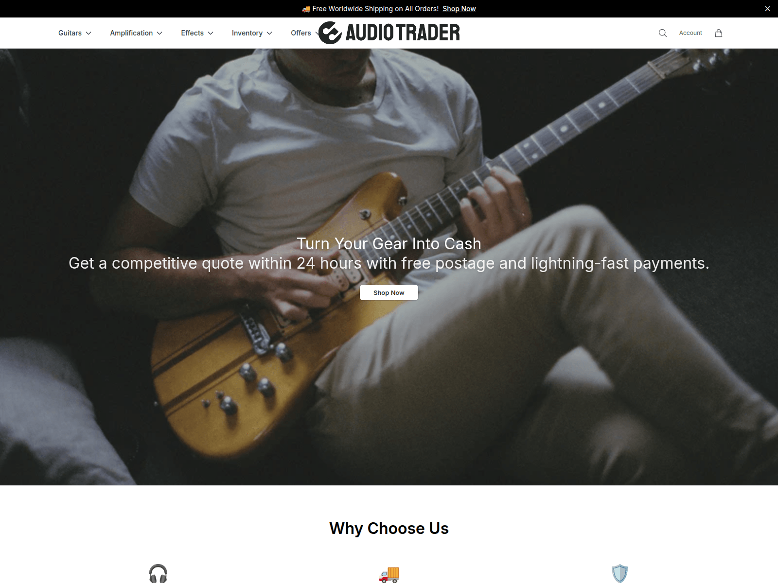 Captura de pantalla de audiotraderglobal.shop