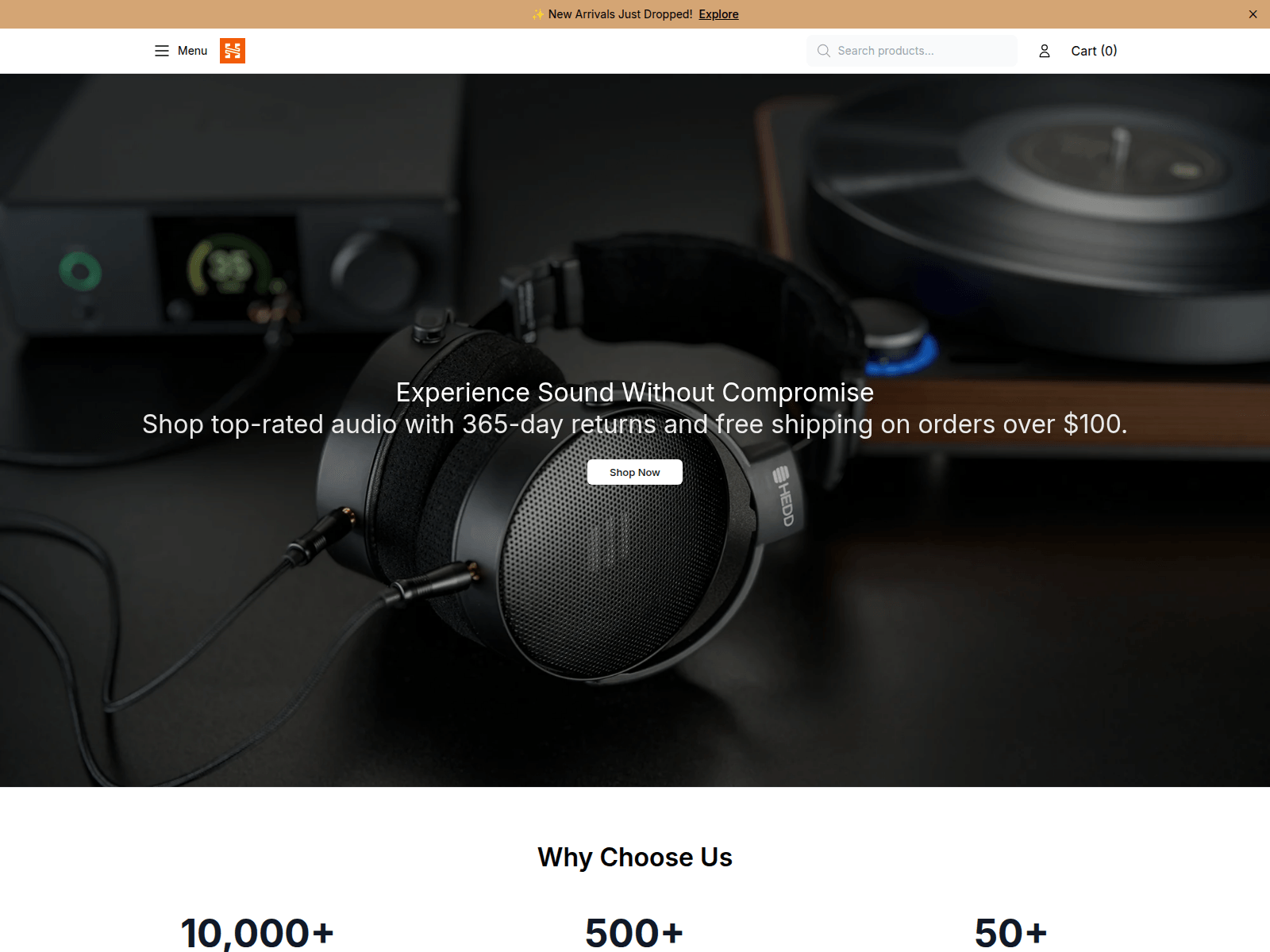 Captura de pantalla de audiowavehub.shop