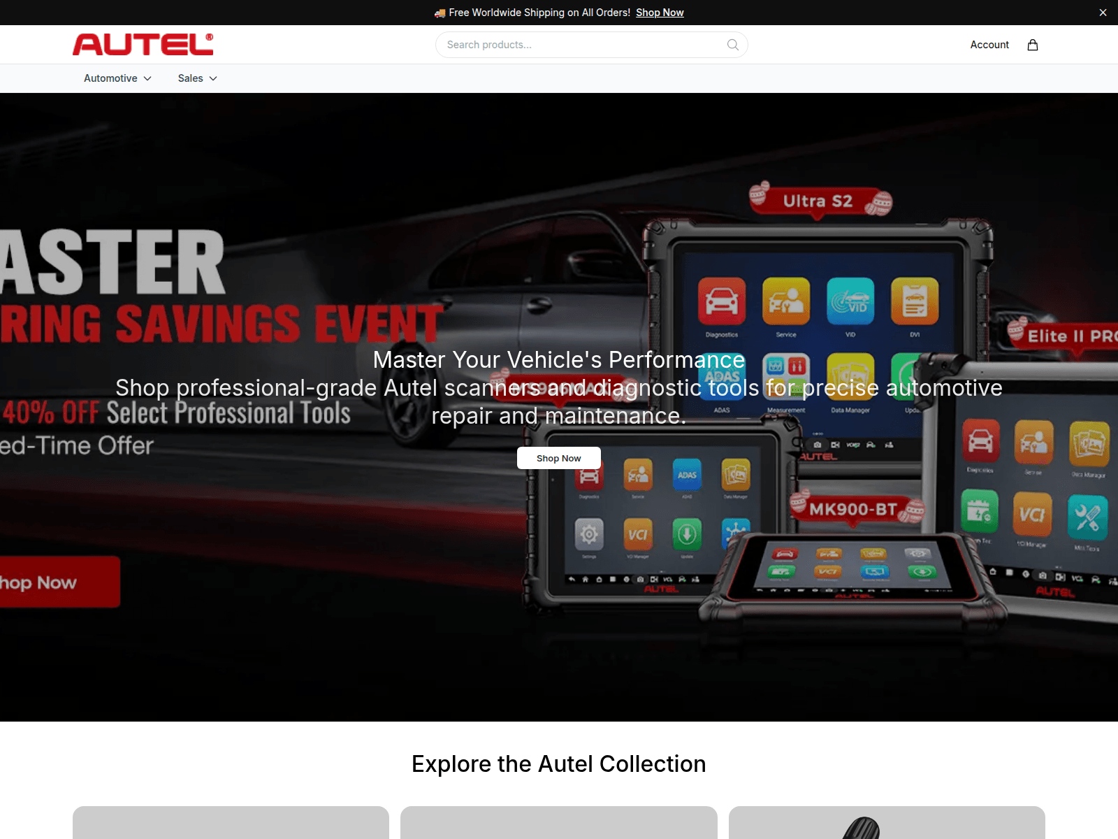 Captura de pantalla de auteluxe.shop