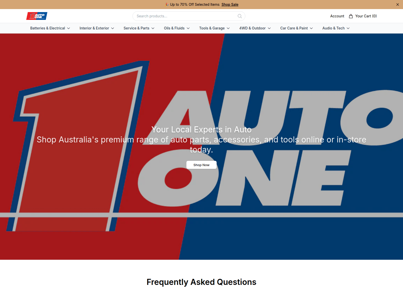 Captura de pantalla de autoonestore.shop
