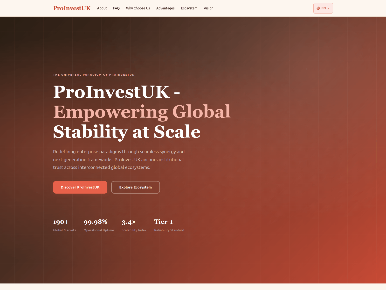 Captura de pantalla de proinvestuk.net