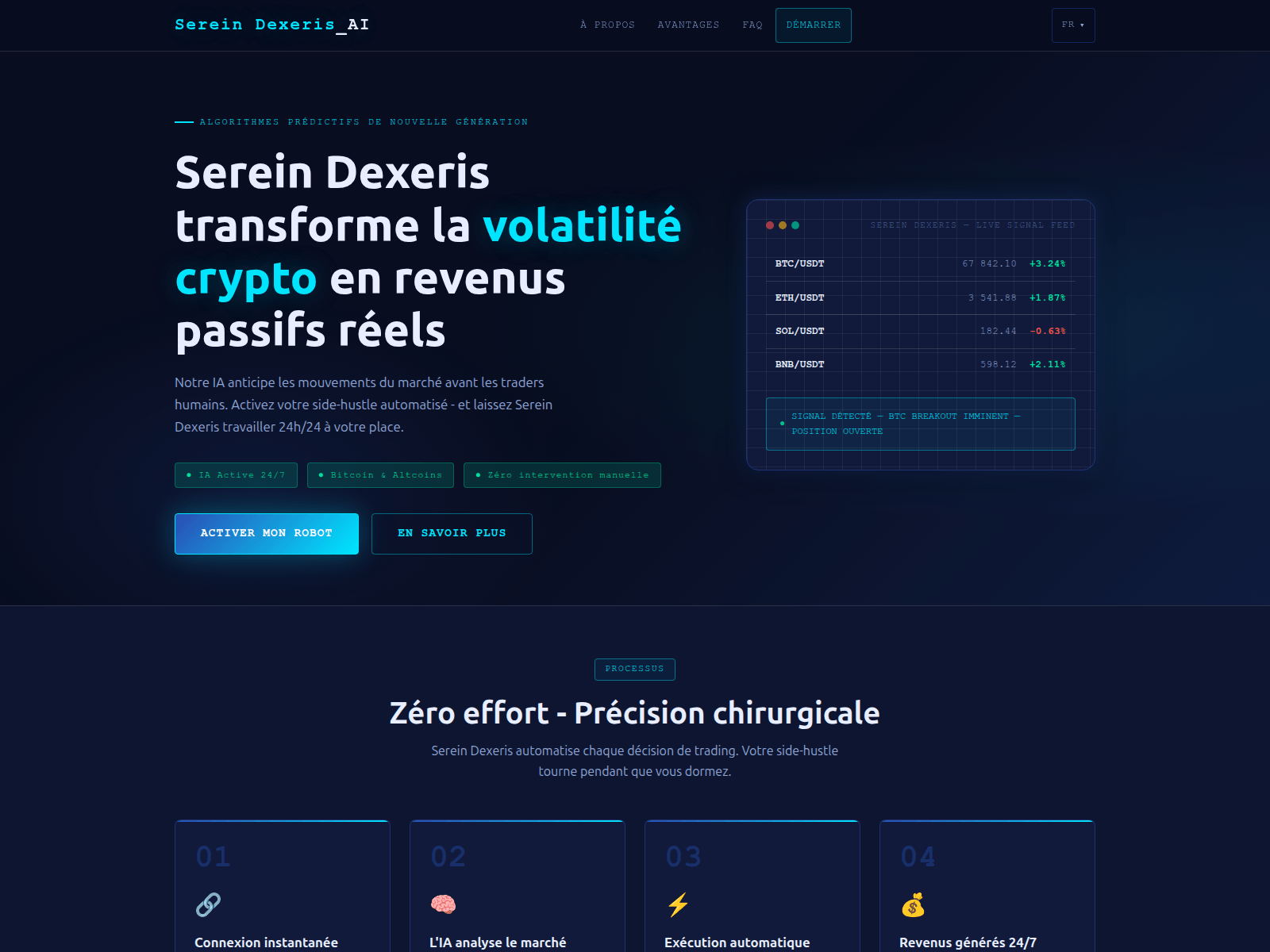 Captura de pantalla de sereindexeristrade.com