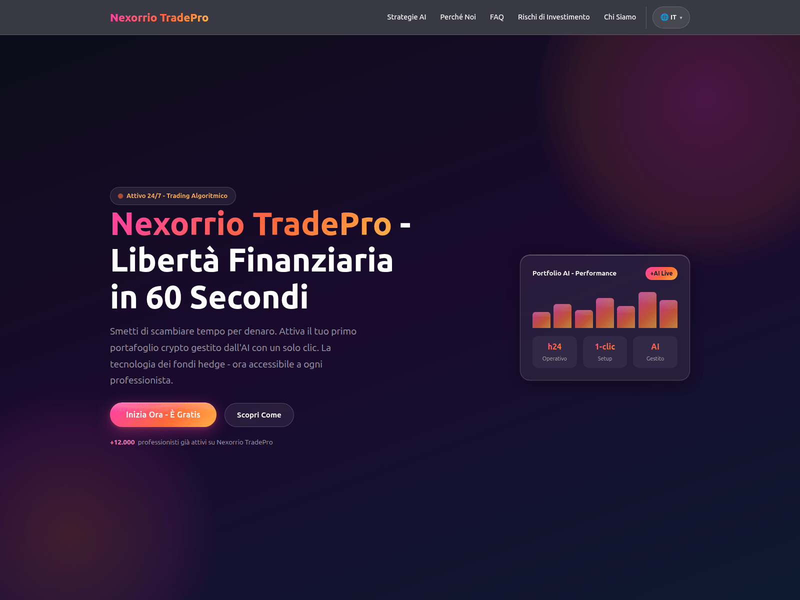 Captura de pantalla de nexorrio-tradepro.net