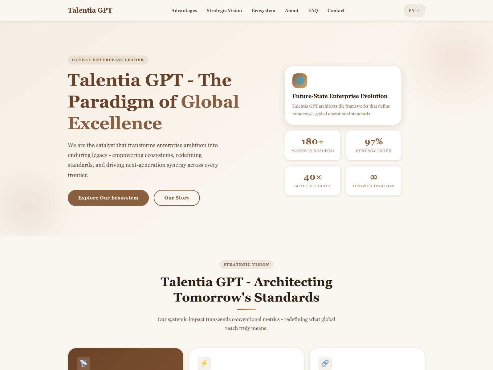 Captura de pantalla de talentiagpt.net