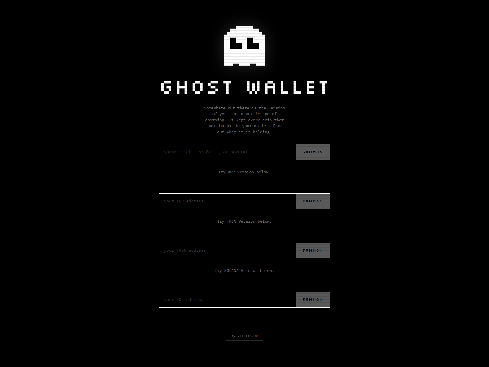 的截图 ghost-wallets.xyz