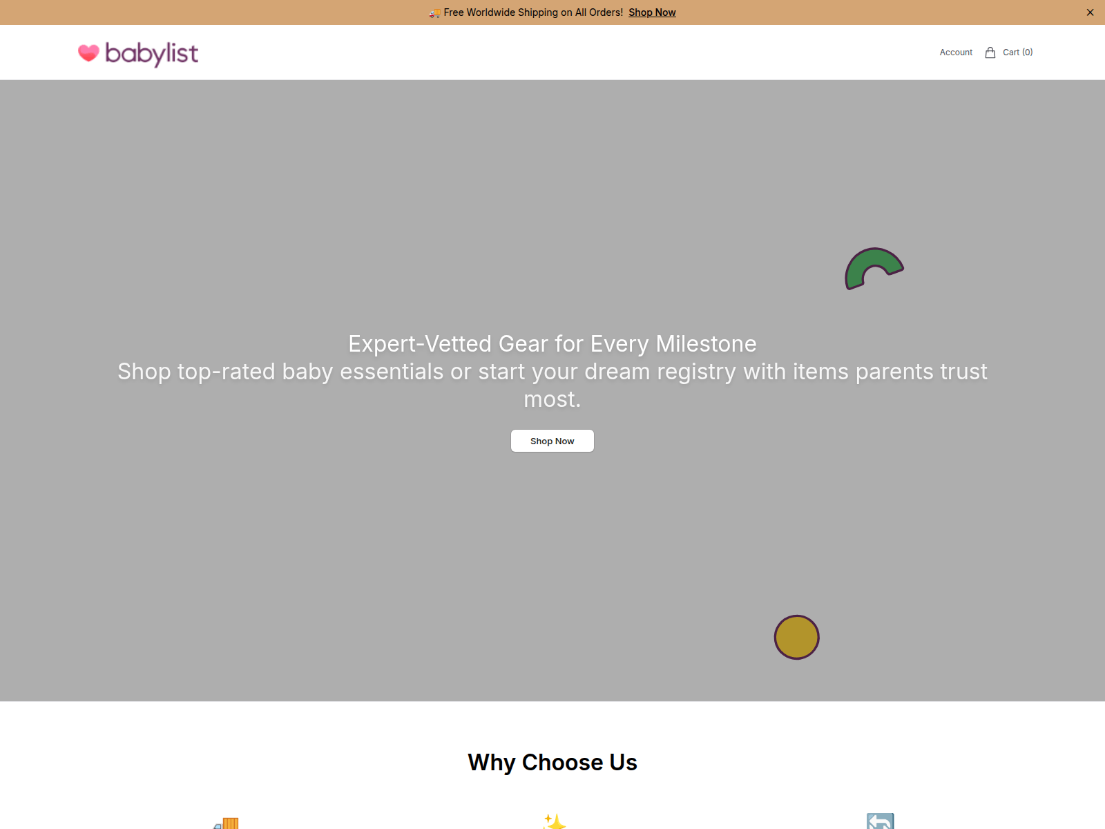 Captura de pantalla de babblelist.shop