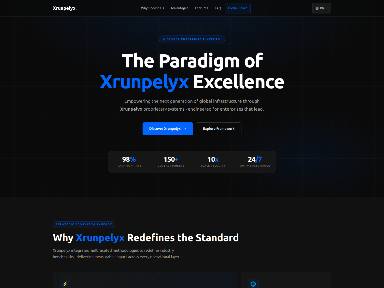 Captura de pantalla de xrunpelyxtrade.com