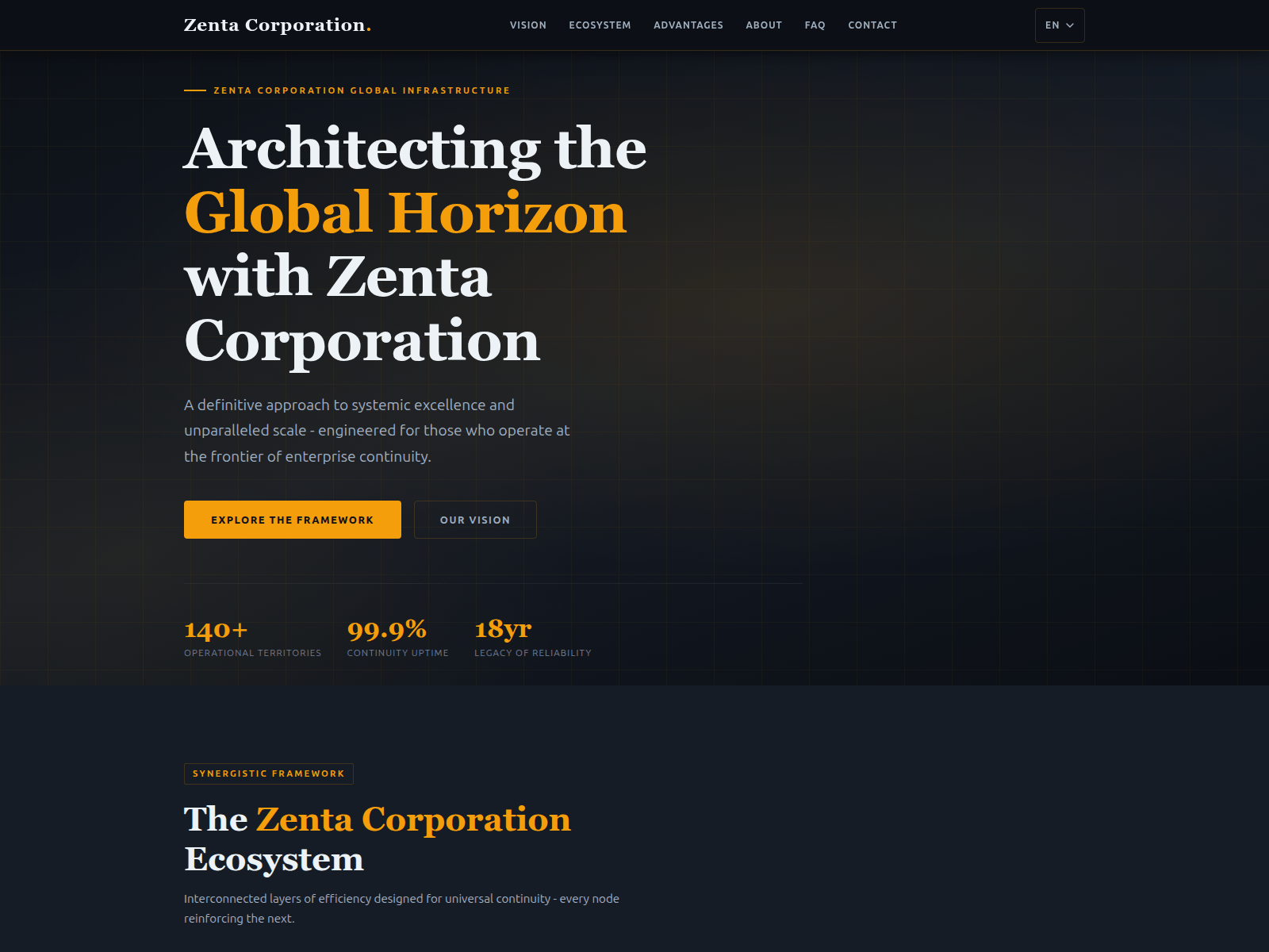 Captura de pantalla de zentacorporation.com