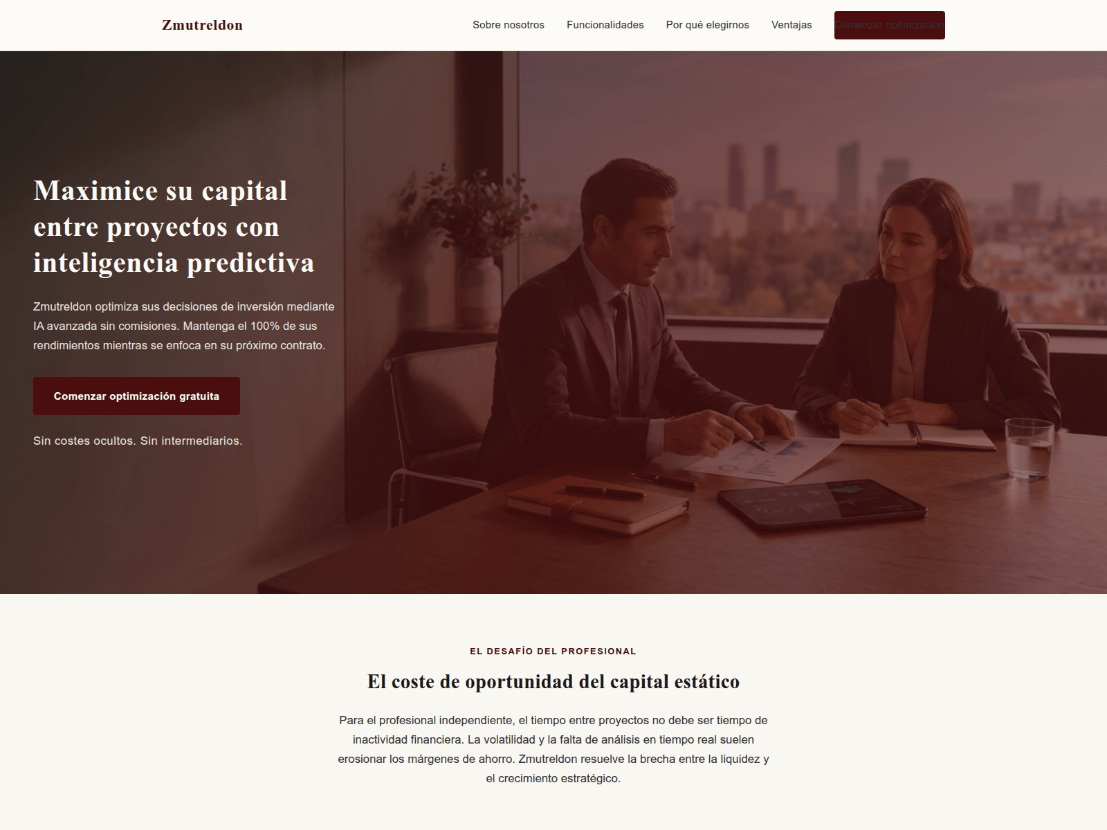 Captura de pantalla de zmutreldon.net