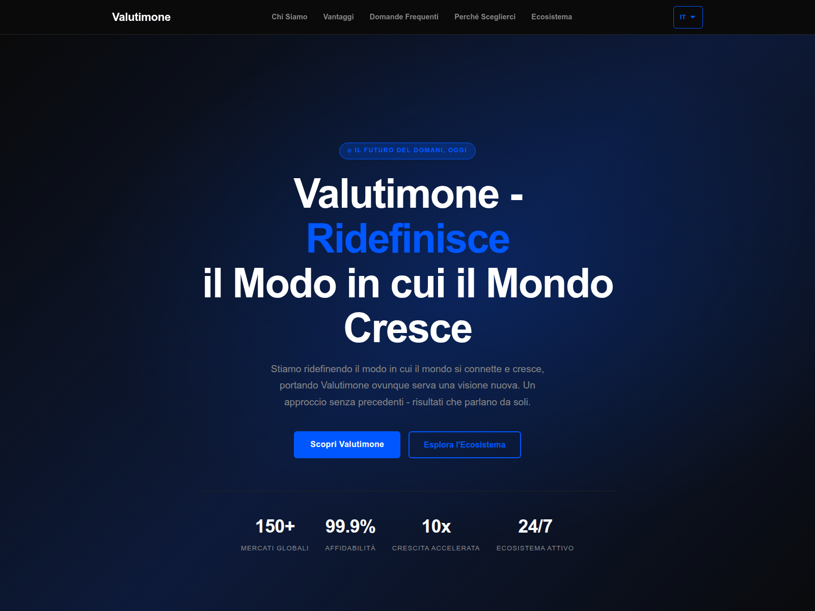 Знімок екрана valutimone.net