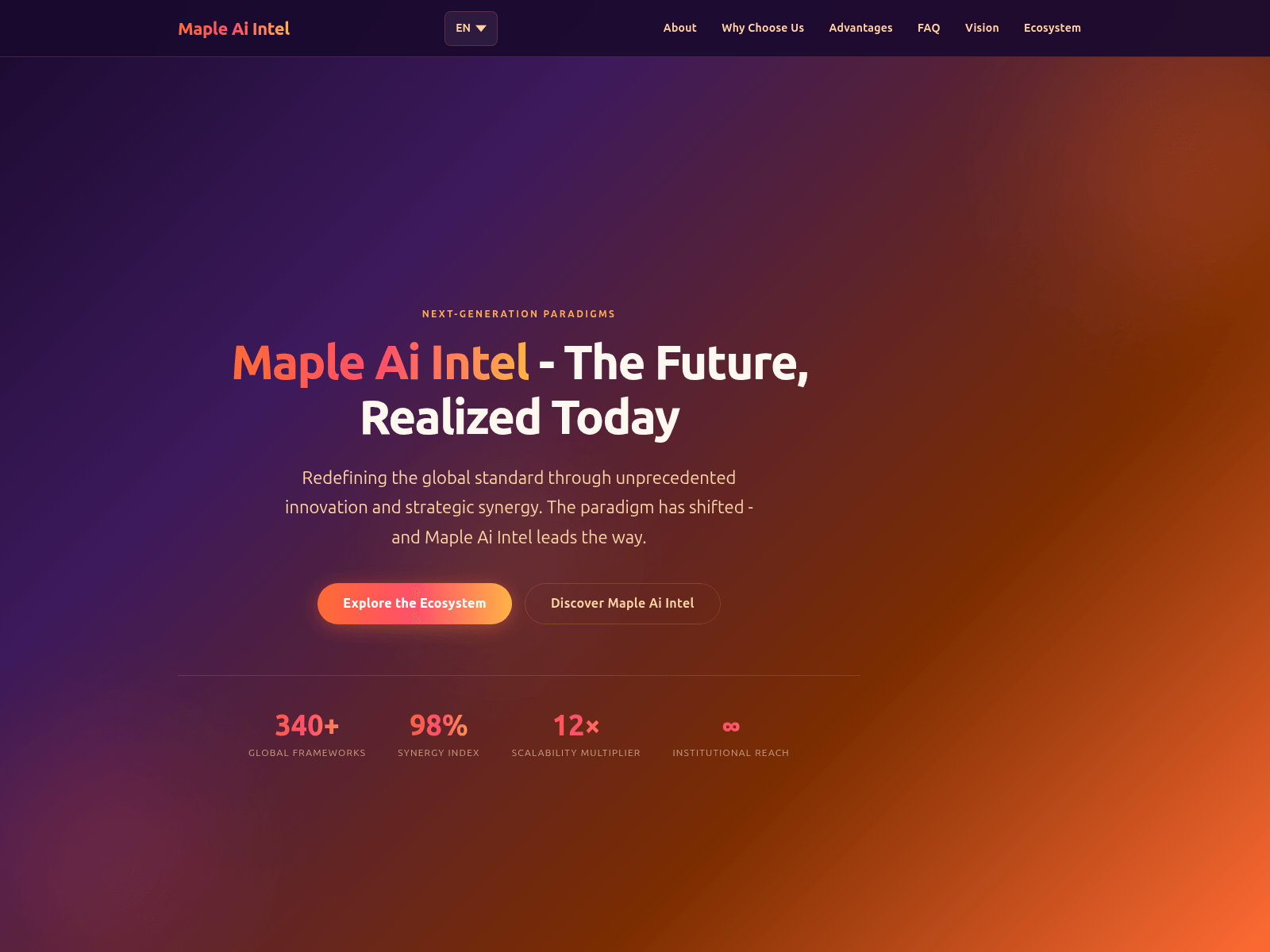 Captura de pantalla de mapleaiintel.net