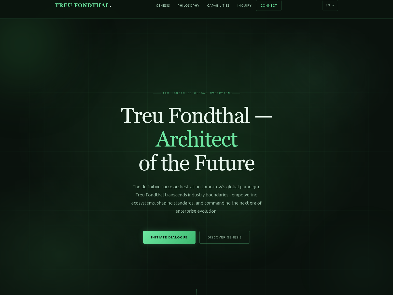 Captura de pantalla de treufondthal.com
