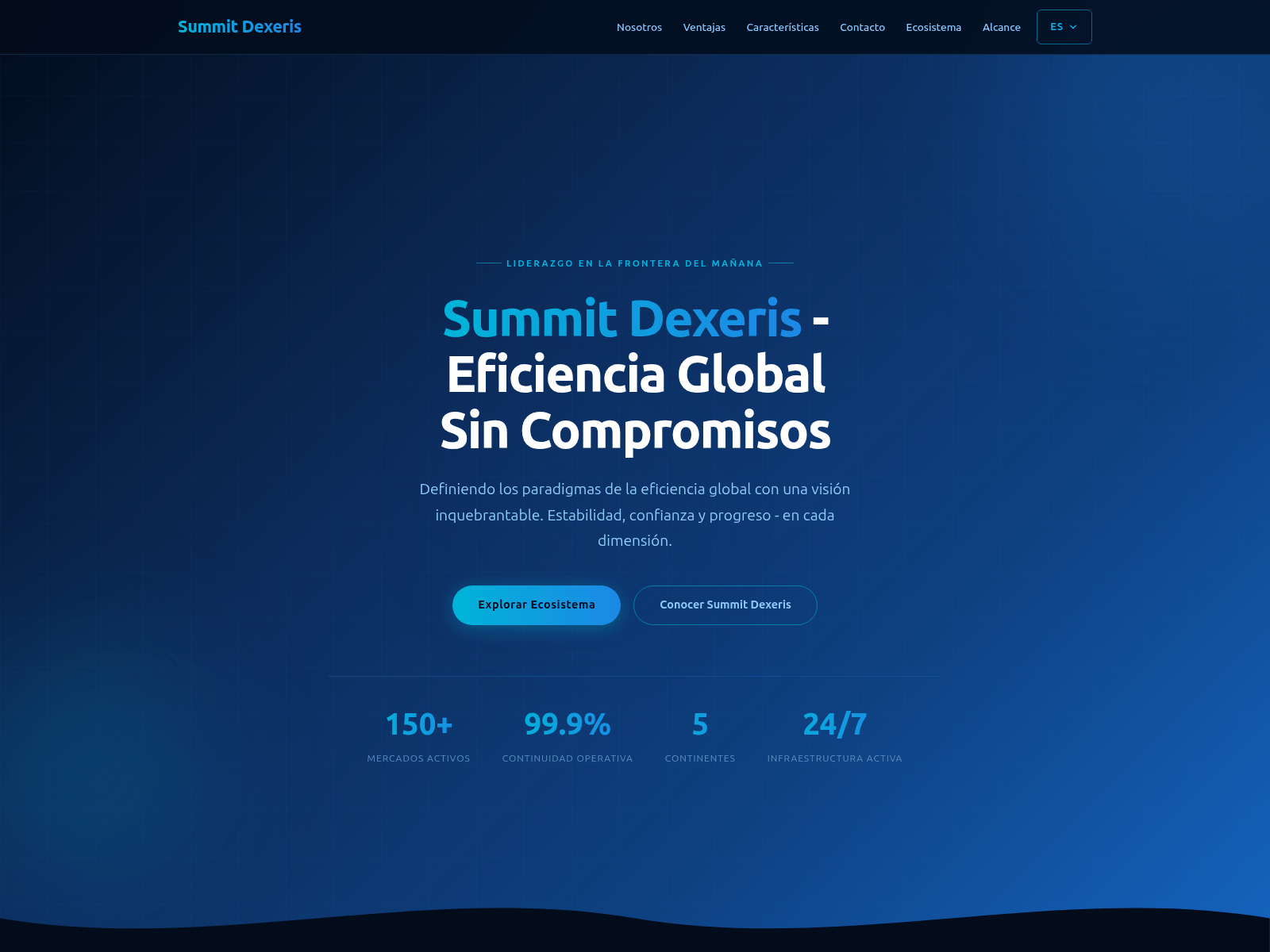 Captura de pantalla de summitdexeris.com